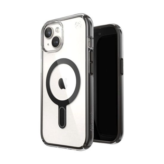 SPECK Cliclock Clear Frosted Black para iPhone 15 - Rossellimac