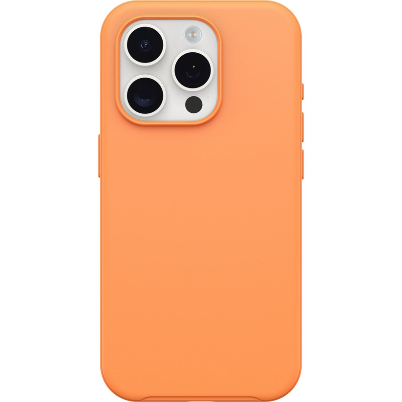 OtterBox Symmetry MagSafe iPhone 15 Pro Sunstone - orange 2