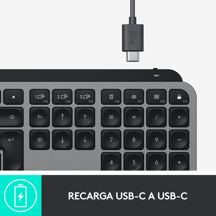 Teclado Bluetooth MX Keys de Logitech - Rossellimac