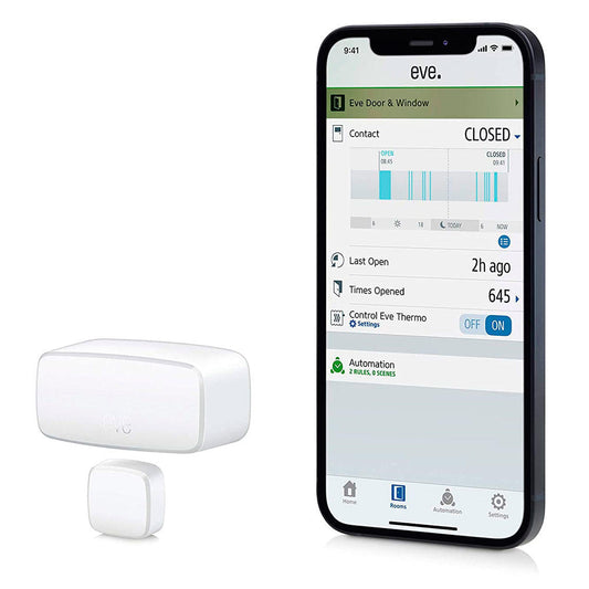 Sensor inalámbrico de contacto Eve Door & Window - Rossellimac