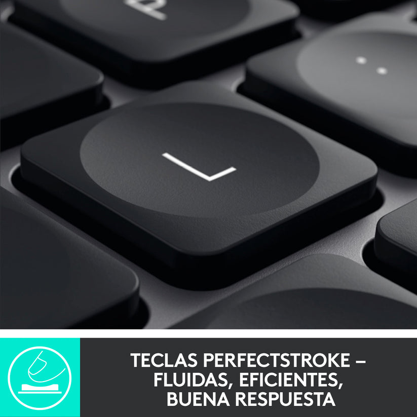 Teclado Bluetooth MX Keys de Logitech - Rossellimac