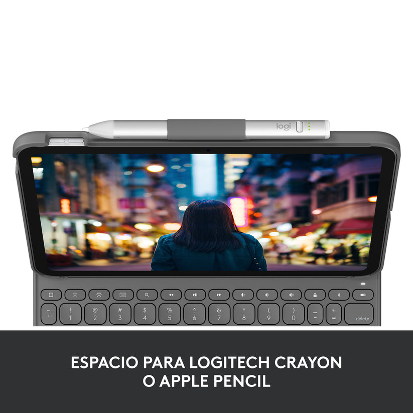 Funda para ipad Air de 3ª generación con teclado (, 10,9 pulgadas) Apple  Pencil Holder incorporado