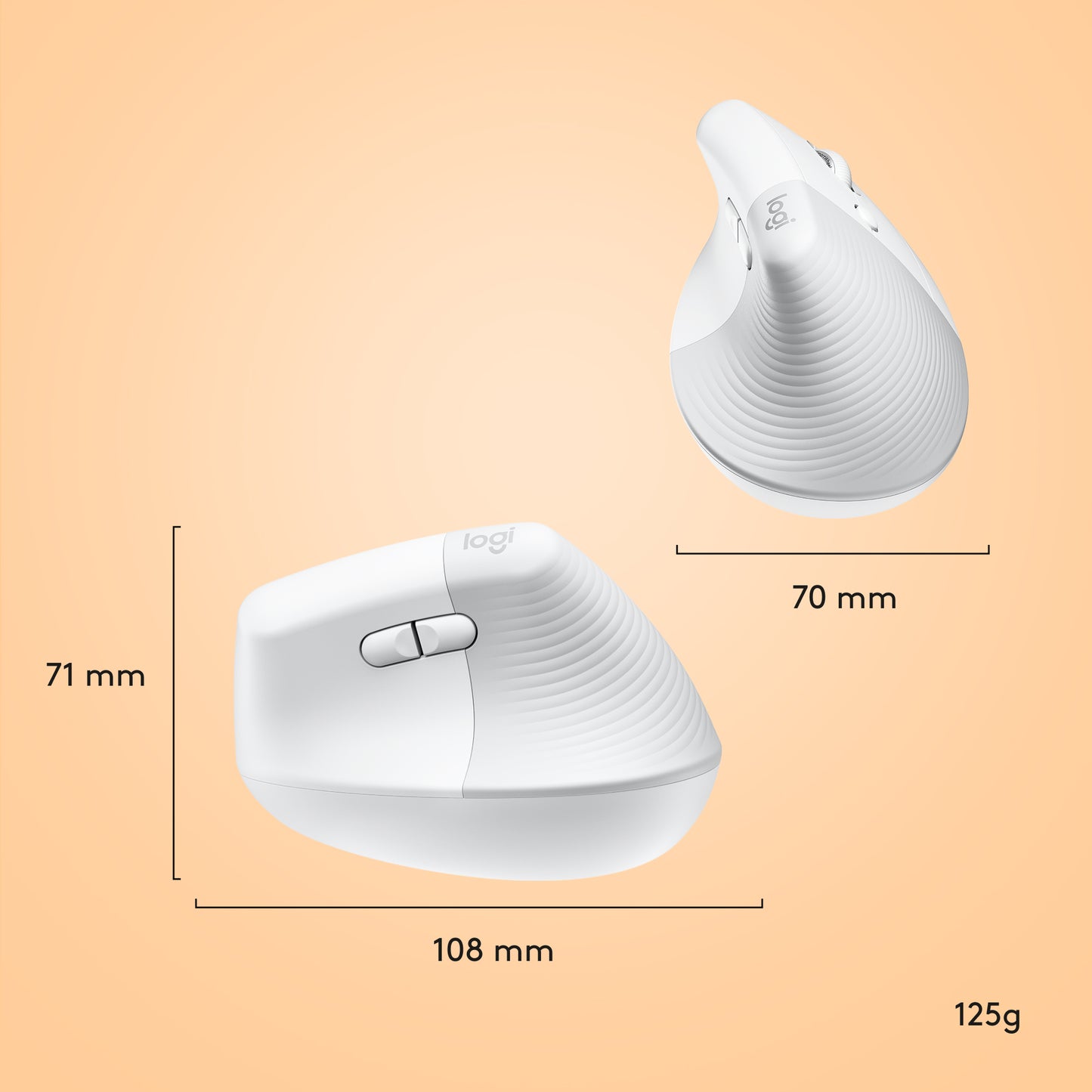 Ratón Bluetooth Lift de Logitech - Rossellimac