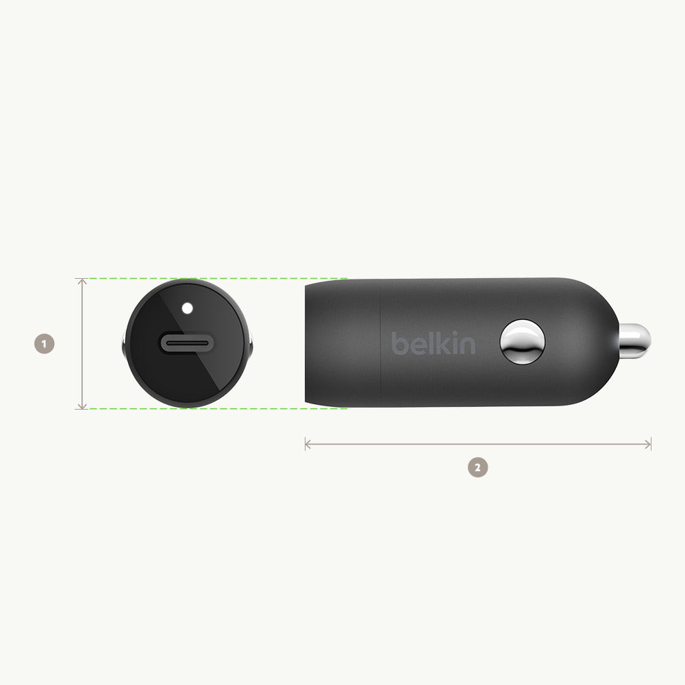 Pack Adaptador 20W para iPhone + Cable Lightning a USB-C de Belkin - Rossellimac