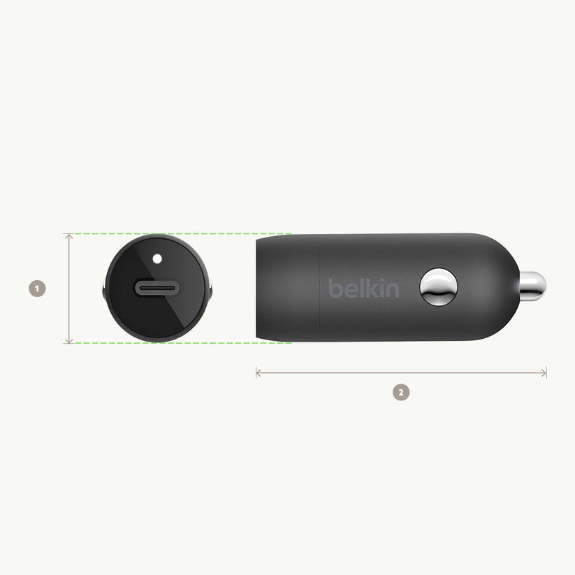 Pack Adaptador 20W para iPhone + Cable Lightning a USB-C de Belkin - Rossellimac