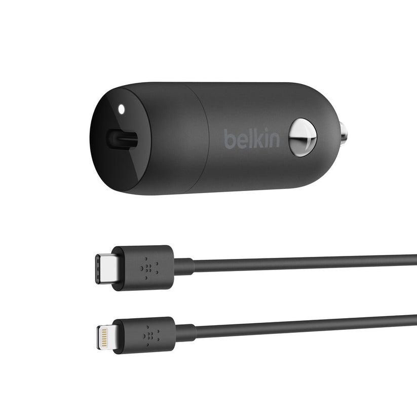 Pack Adaptador 20W para iPhone + Cable Lightning a USB-C de Belkin - Rossellimac