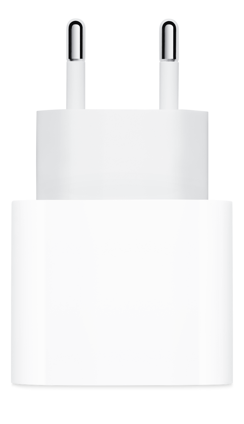 Apple - Adaptador de corriente con USB-C de 20 W - Blanco