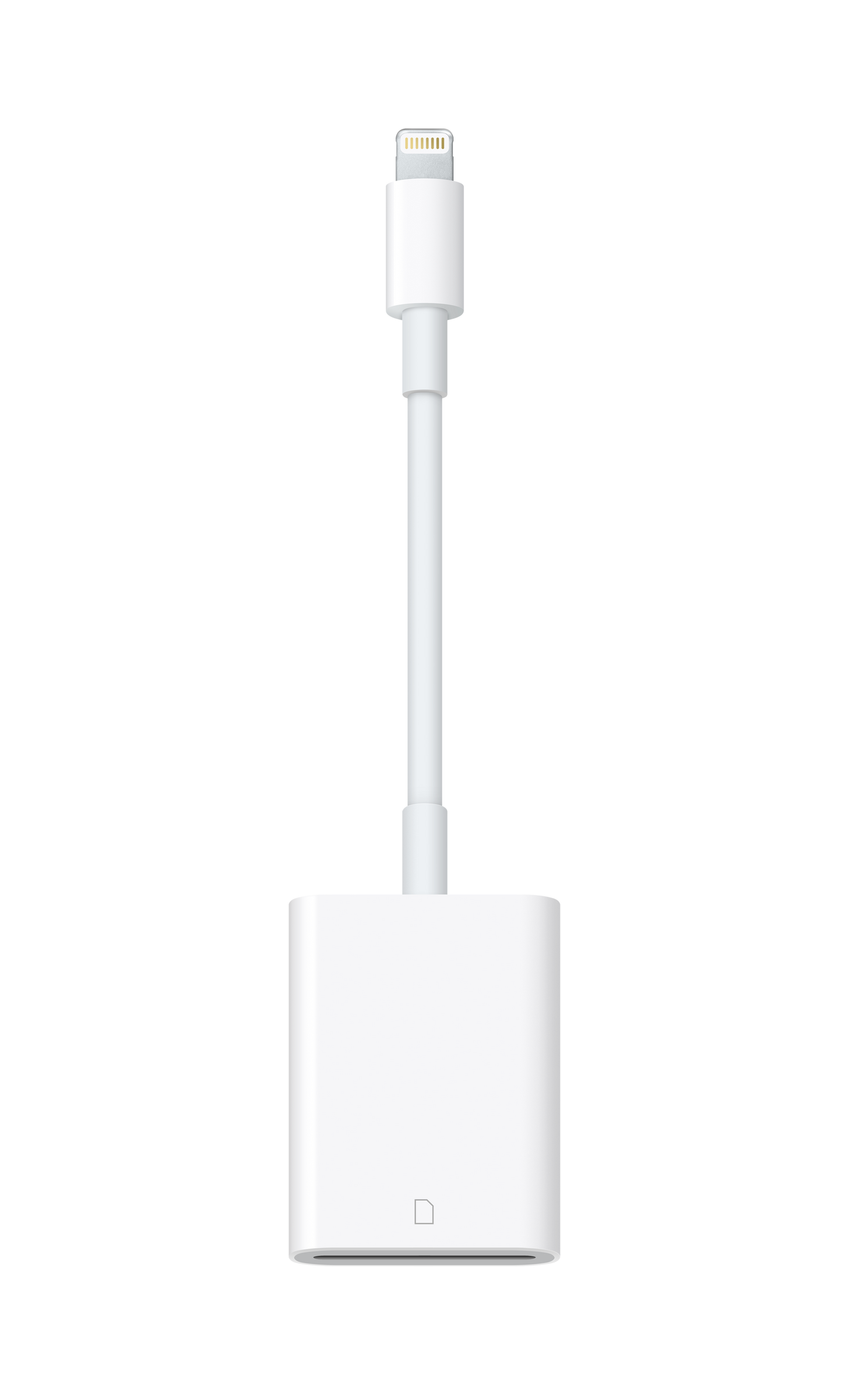 Adaptador de conector Lightning a lector de tarjetas SD — Apple