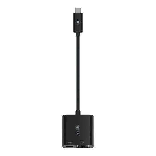 Adaptador USB-C a Ethernet + carga hasta 60W de Belin - Rossellimac