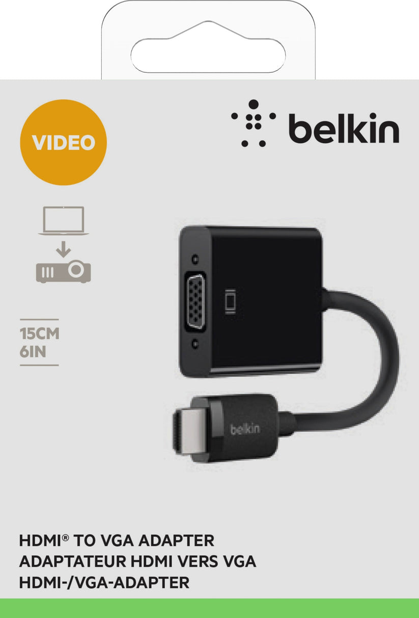 Adaptador de HDMI® a VGA de Belkin con corriente por micro-USB