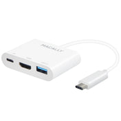 Adaptador USB-C a HDMI/USB3.0 Superspeed 5GB/USB-C. Compatible 4K de Macally - Rossellimac