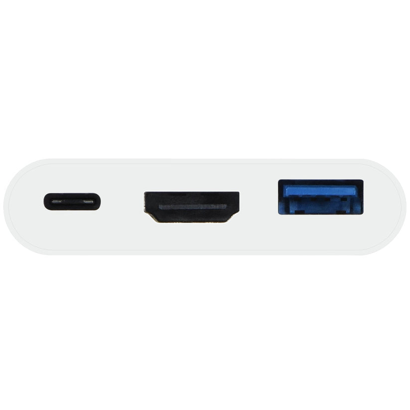 Adaptador USB-C a HDMI/USB3.0 Superspeed 5GB/USB-C. Compatible 4K de Macally - Rossellimac