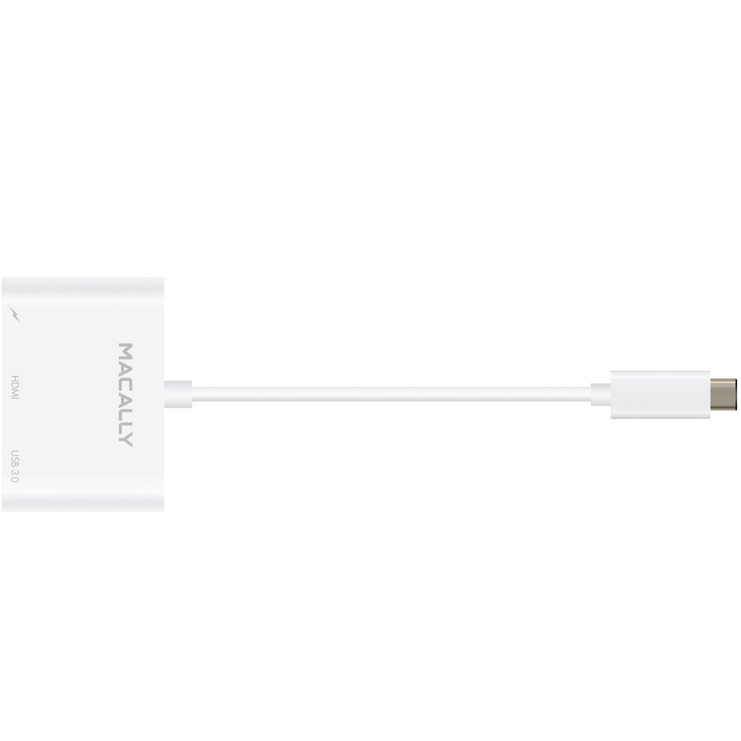 Adaptador USB-C a HDMI/USB3.0 Superspeed 5GB/USB-C. Compatible 4K de Macally - Rossellimac
