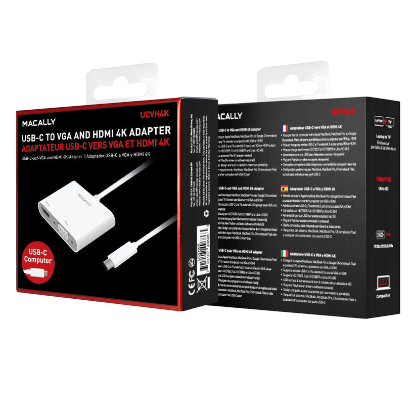 Adaptador USB-C a HDMI/USB3.0 Superspeed 5GB/USB-C. Compatible 4K de M –  Rossellimac